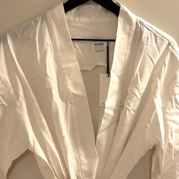 SOLAQUA The Short Robe - Ivory - Picture 3 of 7